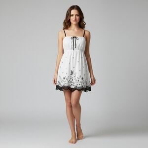 Tart Butterfly Embroidered Mini Dress Size Small